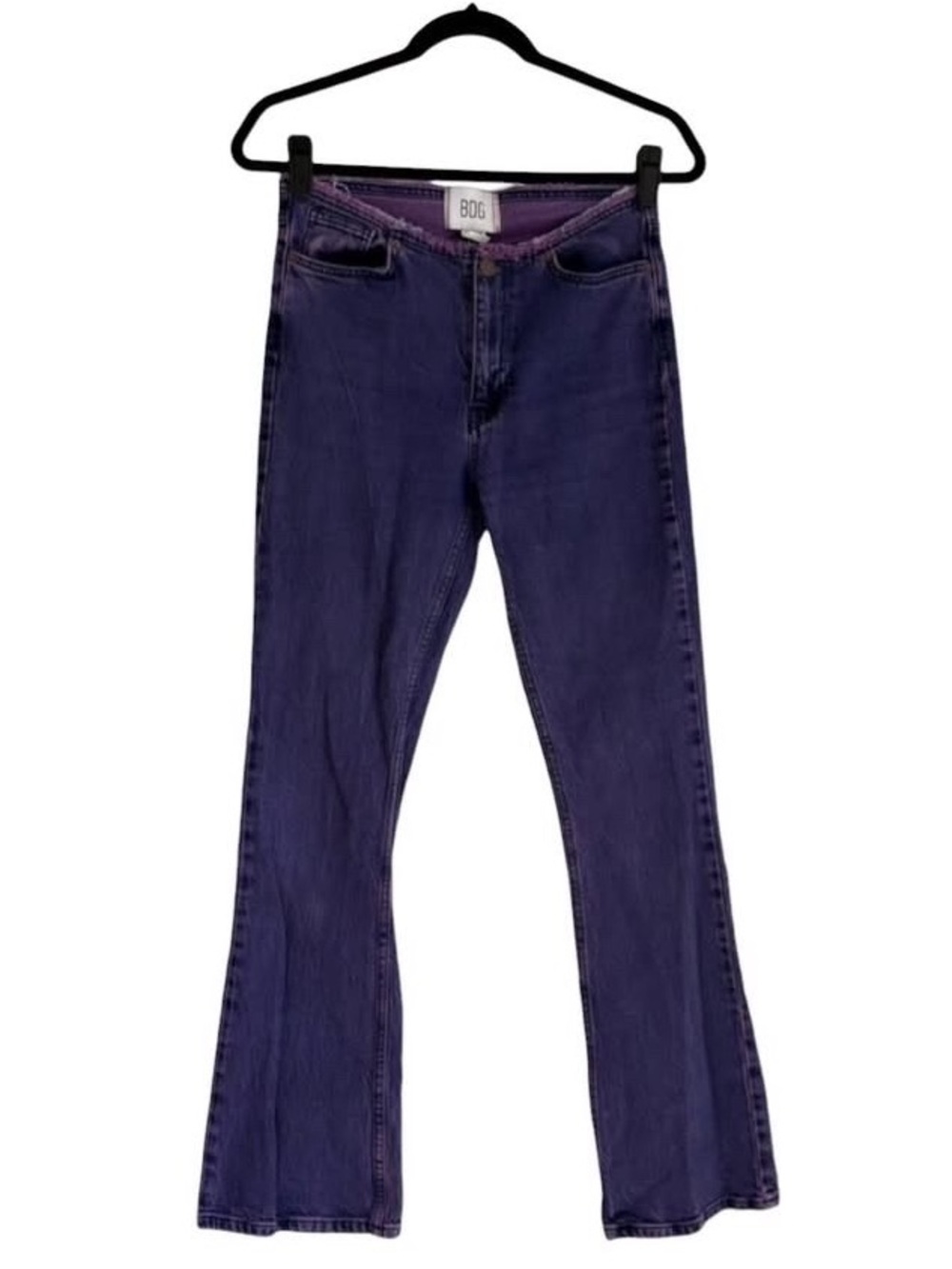 BDG Urban Outfitters Purple Low Rise Flared Jeans Statement Pants Trousers Y2K